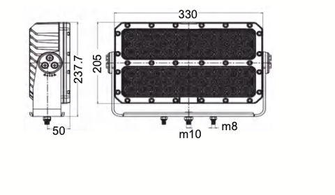 580W Industrial tower work light