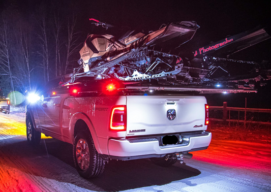 Sled deck lighting package