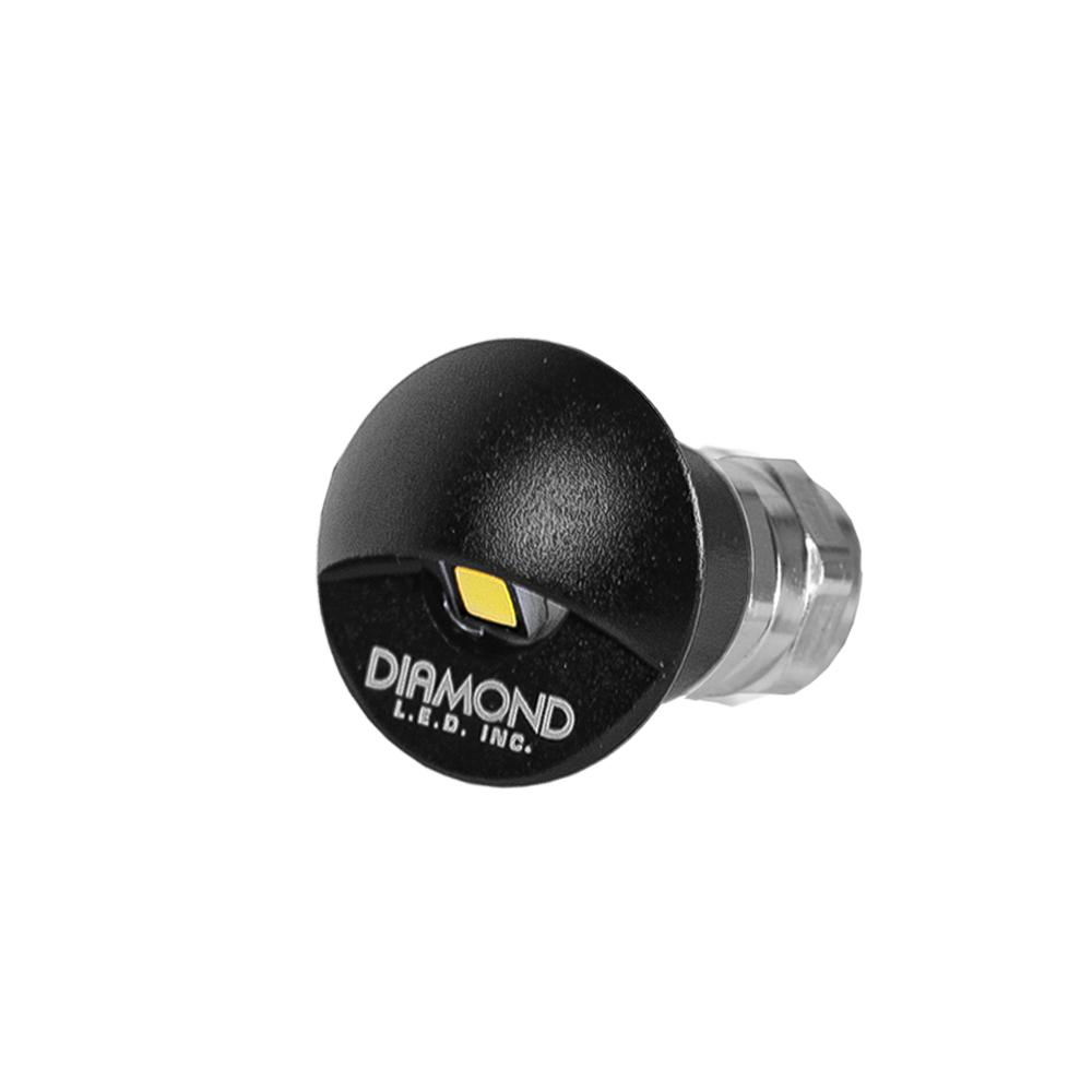 1W SINGLE RGB & WHITE STEP/STAIR/DECK LIGHT POD (BLACK)