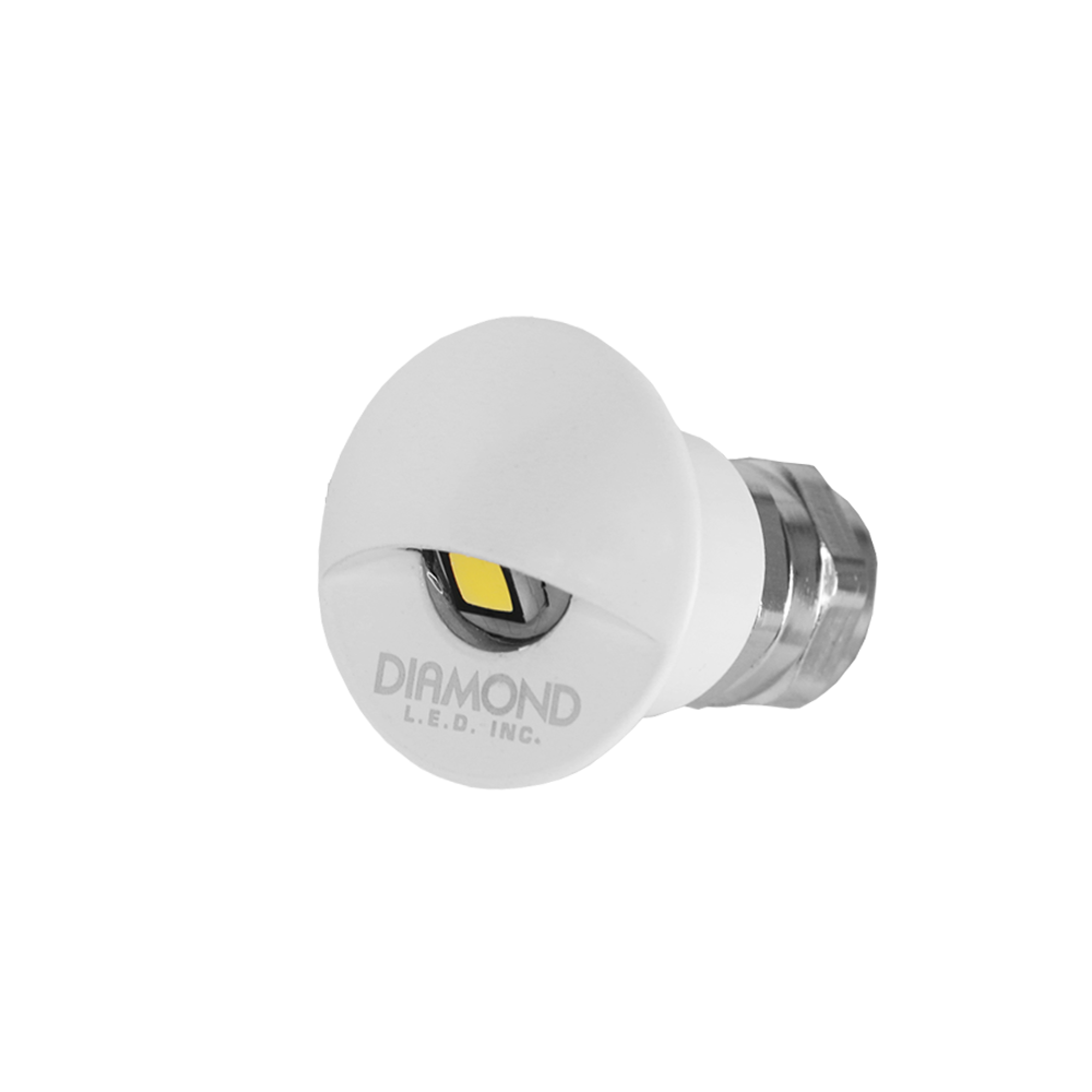 1W SINGLE RGB & WHITE STEP/STAIR/DECK LIGHT POD (WHITE)