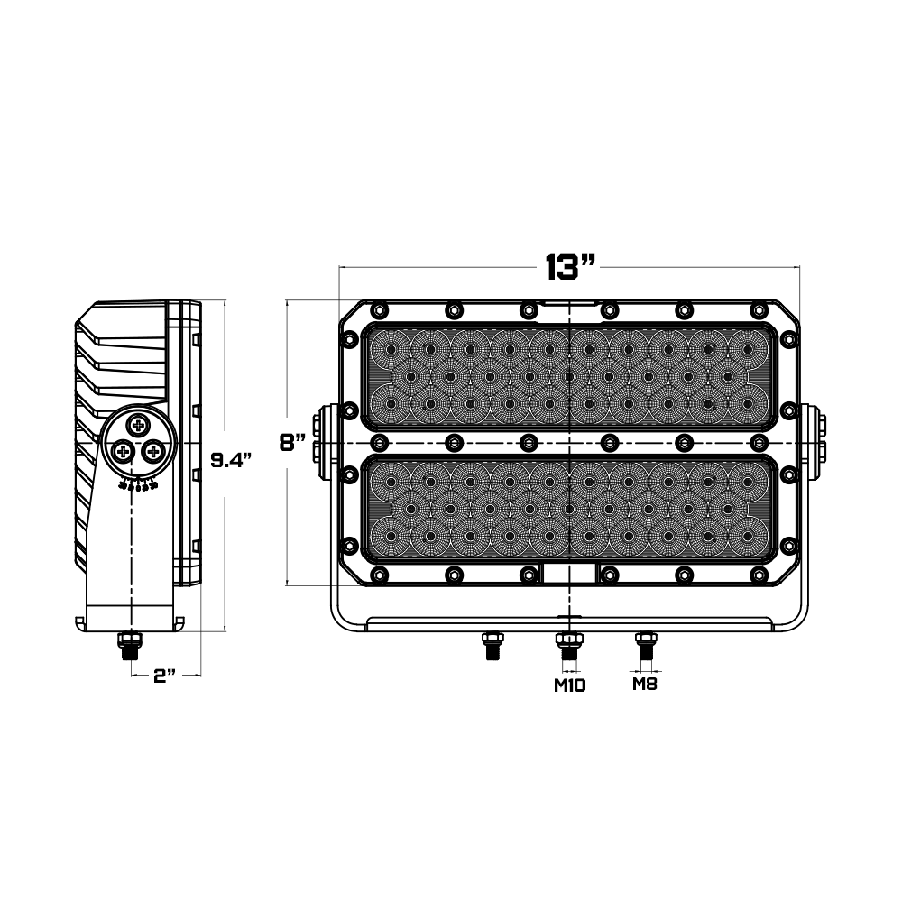 580W HD MARINE TOWER WORK LIGHT