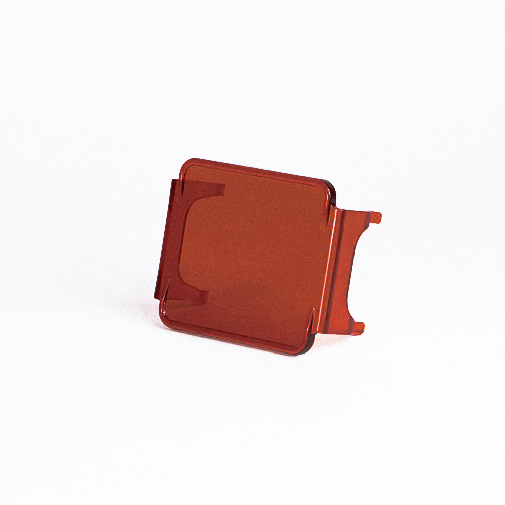 Amber lens cover for 3" work light
