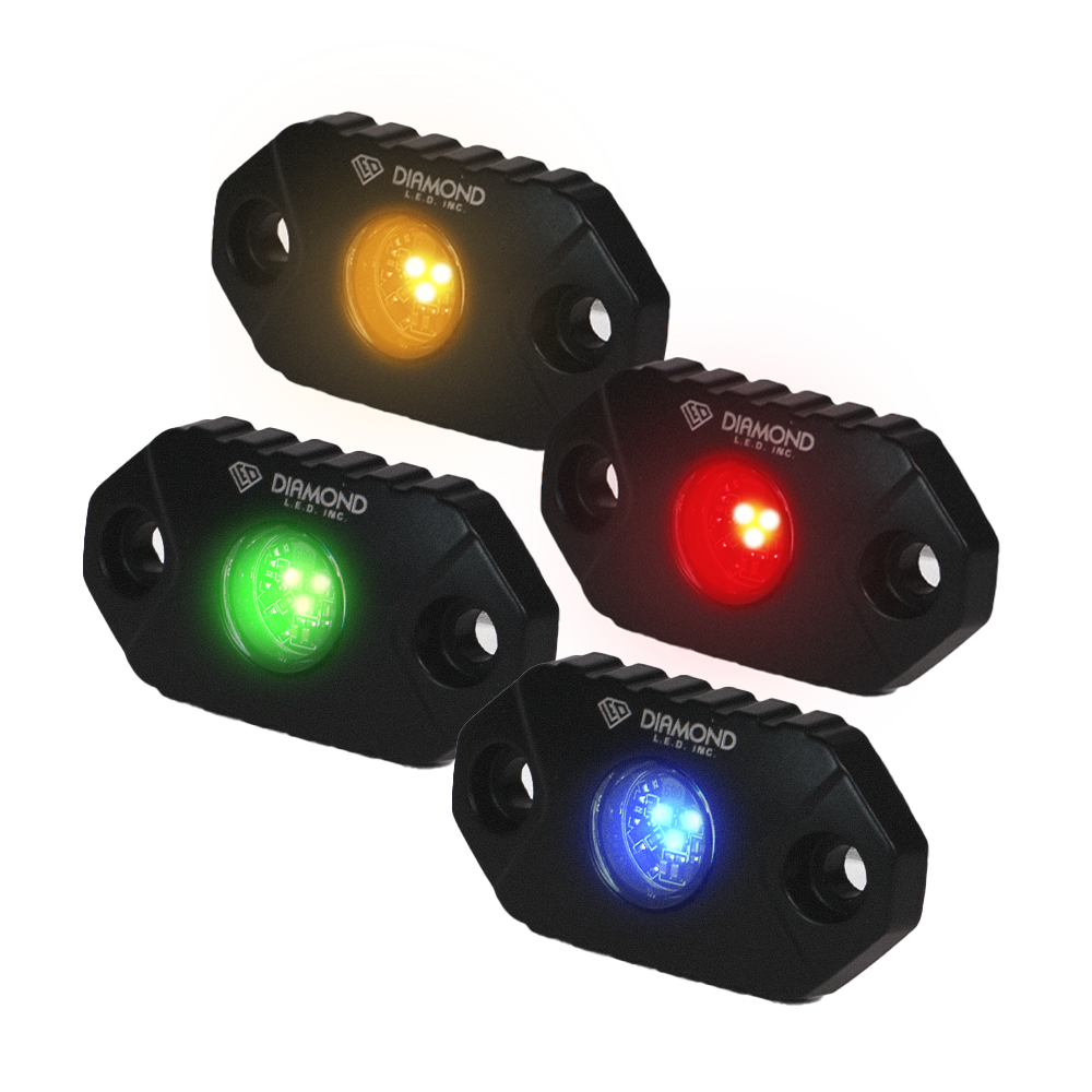 15W RGBW Rock Light Singles