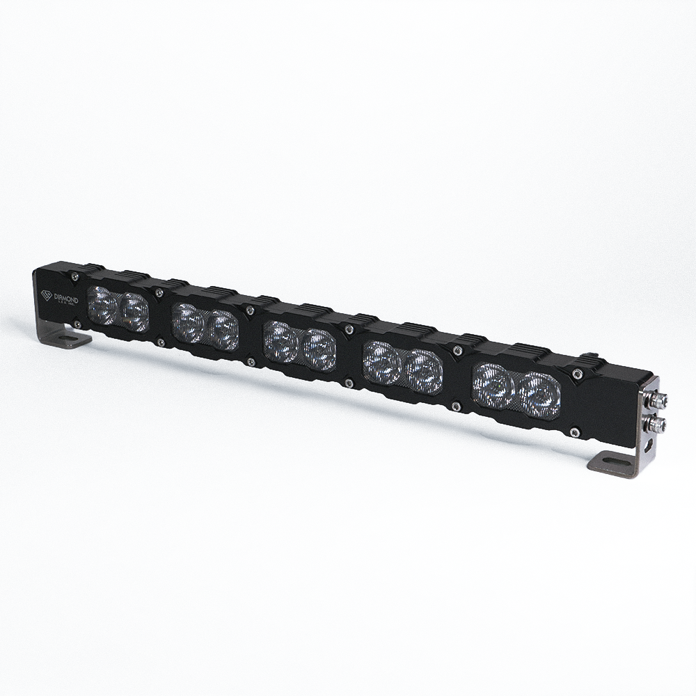 Heavy duty slim blacked out light bar OFF road