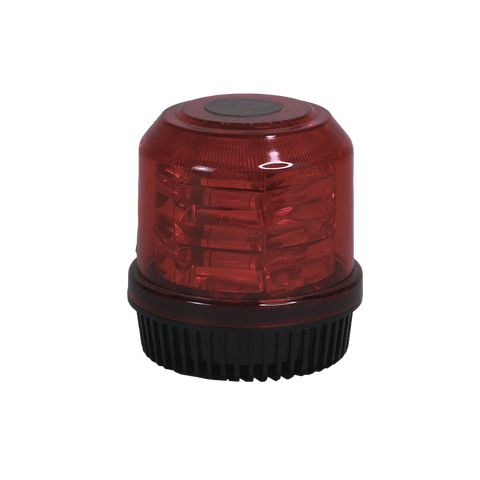 Red LED beacon strobe light