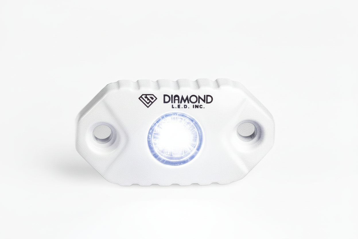 WHITE LED MARKER ROCK LIGHT 15W