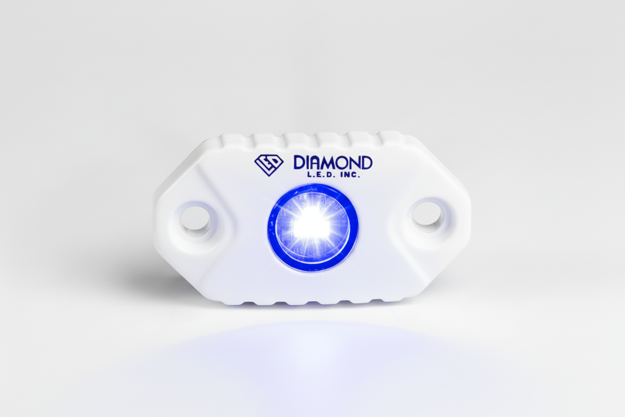 COLOURED LED MARKER ROCK LIGHT 9W