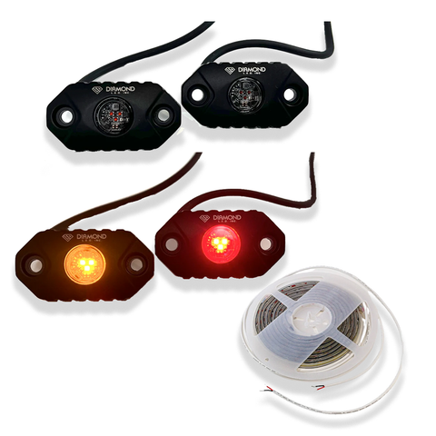 Sled deck lighting package