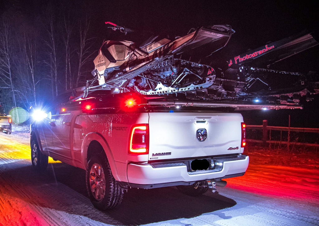 Sled deck lighting package