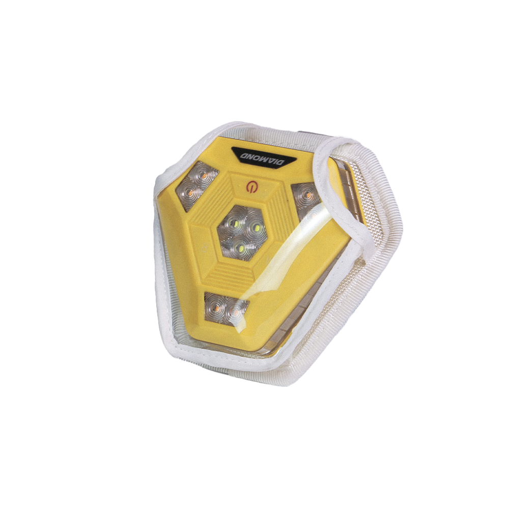 HD rechargeable magnetic warning lights in charging case 6PK