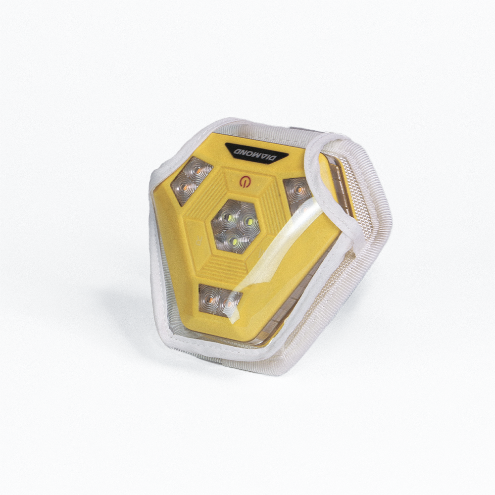 HD rechargeable magnetic warning lights in charging case 6PK