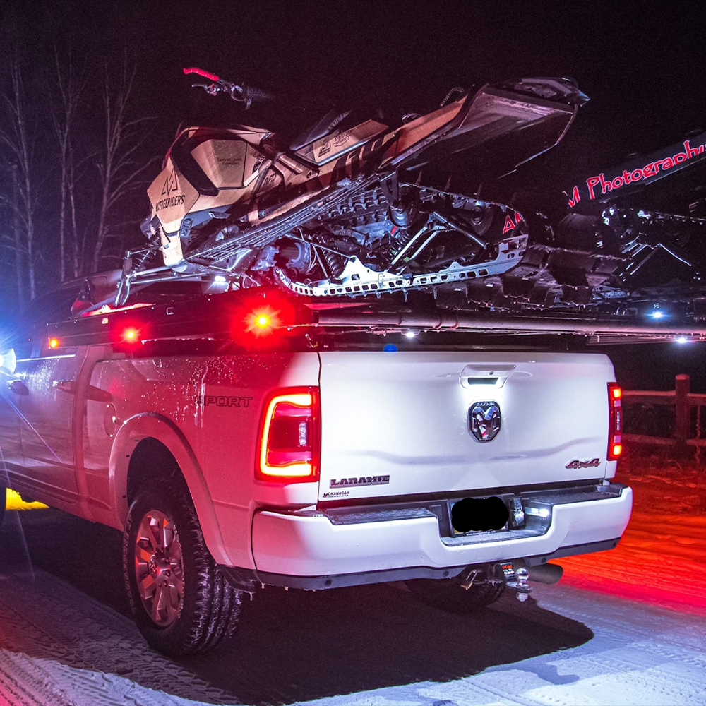 Sled deck lighting package