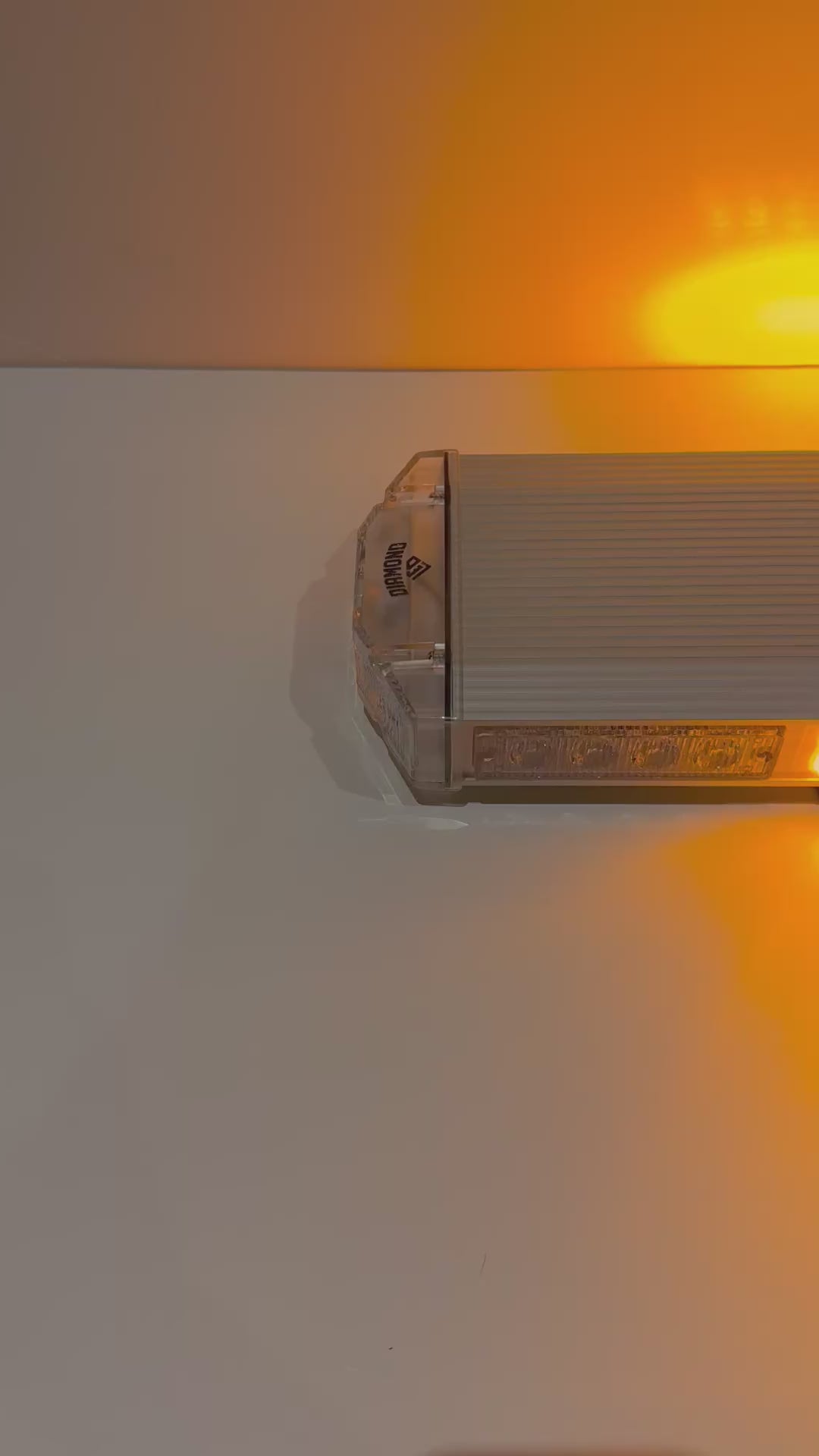 12" HD amber safety beacon bar