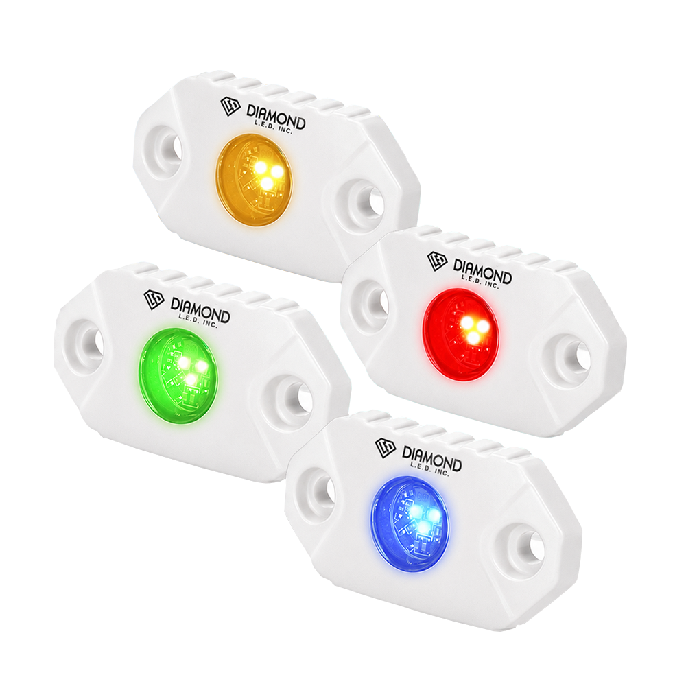 COLOURED LED MARKER ROCK LIGHT 9W