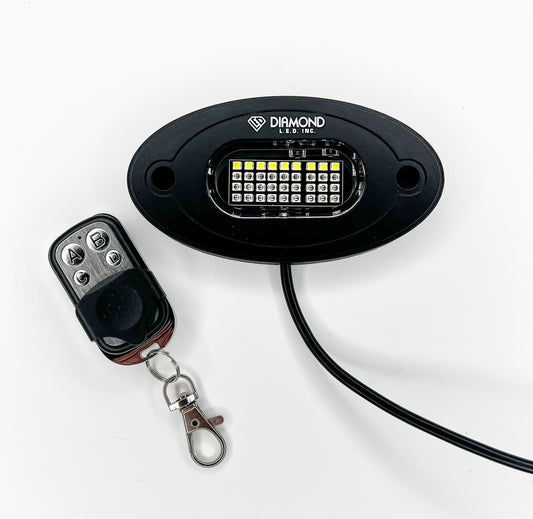 SHOWSTOPPER RGB-W Rock Light Kit. Bluetooth controller